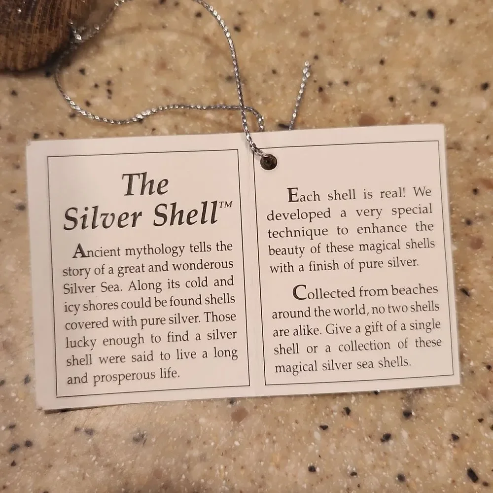 Silver Shell Christmas Ornament Prosperity Tree Farms New